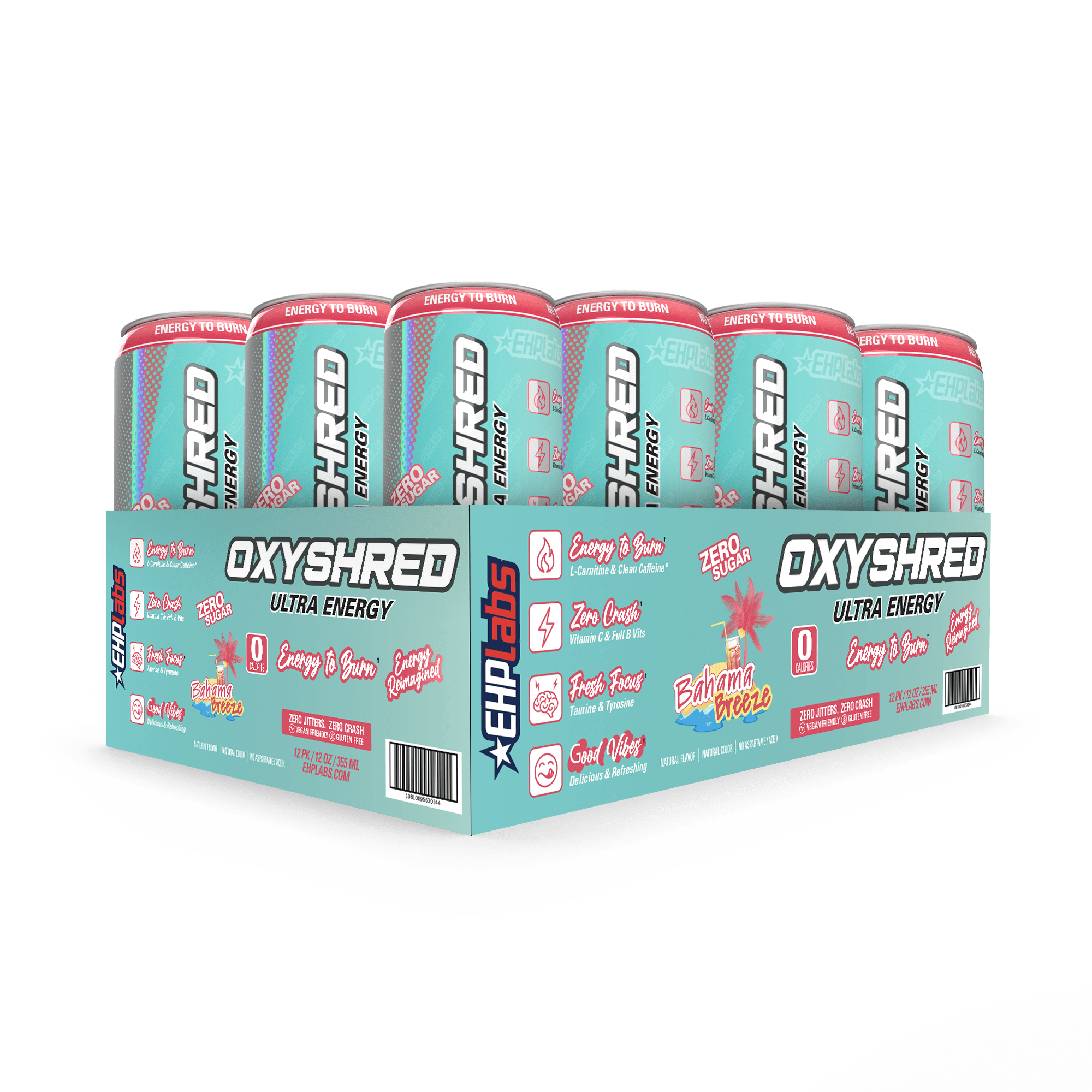 EHP Labs OxyShred Ultra Energy Drink RTD (12Pack) CSN