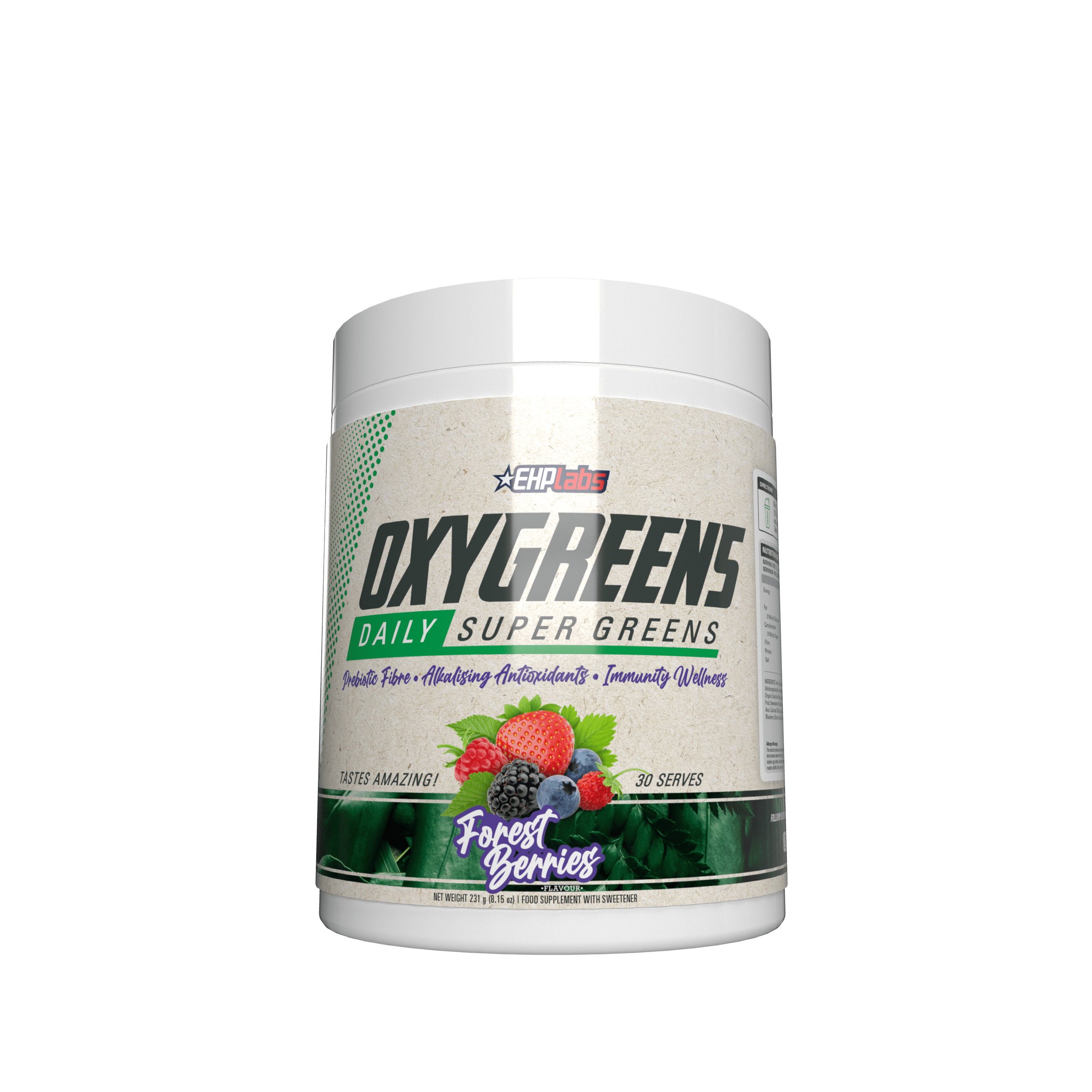 EHP Labs Greens - Daily Super Greens Powder - Cardiff Sports Nutrition
